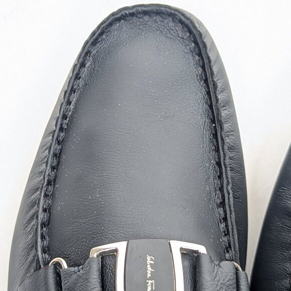 FERRAGAMO Leather Slip On Loafer Driver Shoes - Like New Sz 38 / US 7.5 - 8 main image 13